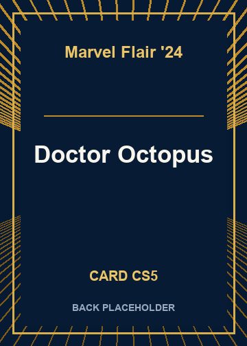 Doctor Octopus back card image