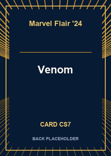 Venom back card image