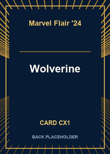 Wolverine back card image