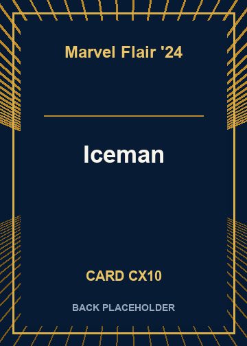 Iceman back card image