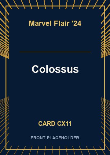 Colossus front card image