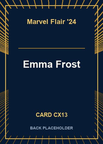 Emma Frost back card image