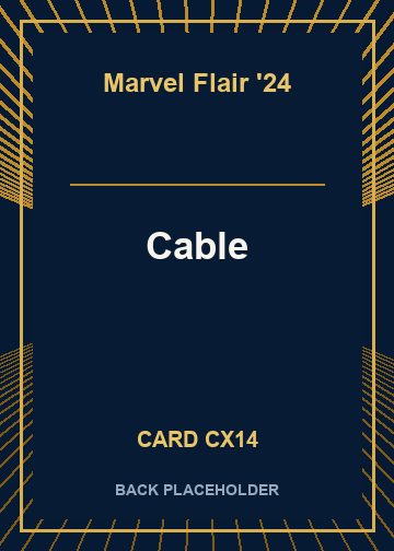 Cable back card image