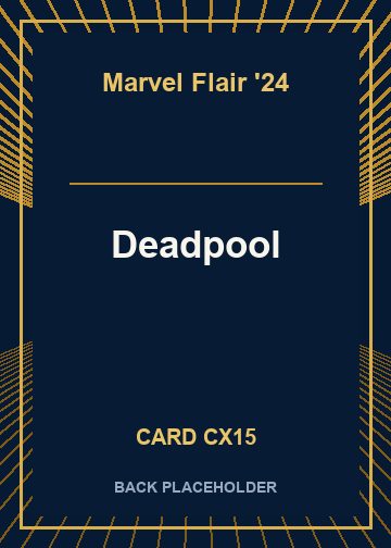 Deadpool back card image