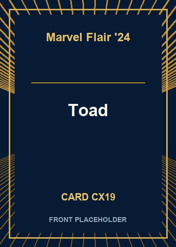 Toad front card image