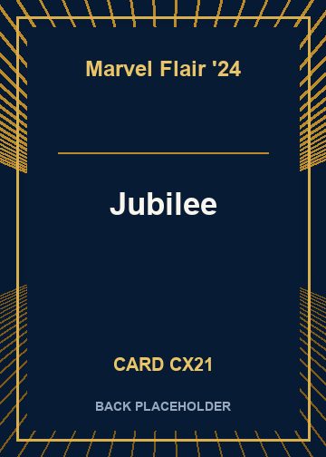 Jubilee back card image
