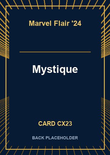 Mystique back card image