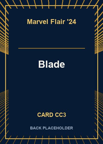 Blade back card image