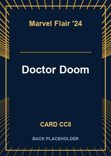 Doctor Doom back card image