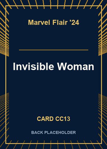 Invisible Woman back card image