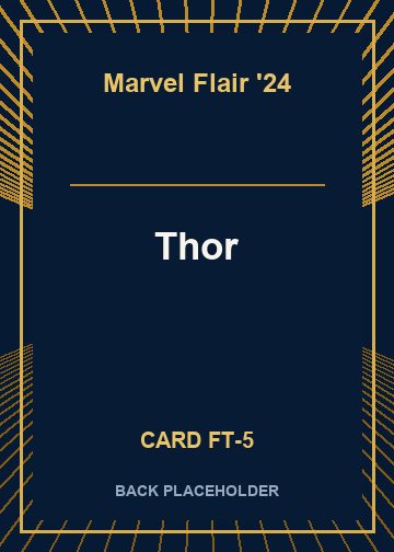 Thor back card image