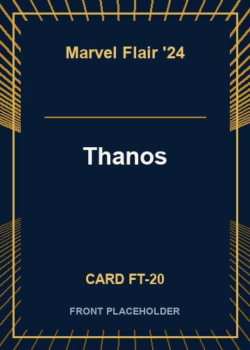 Thanos card thumbnail