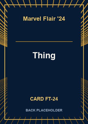 Thing back card image