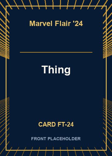 Thing front card image