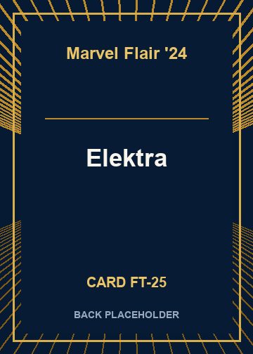 Elektra back card image