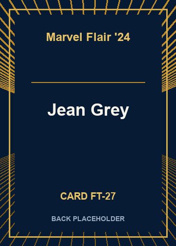 Jean Grey back card image