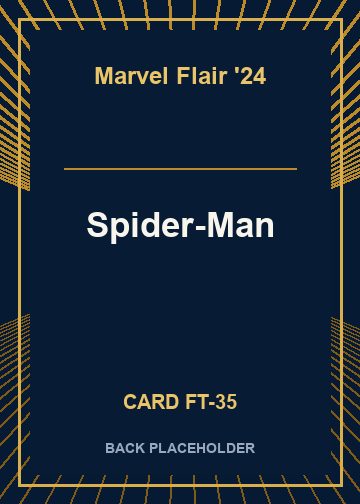 Spider-Man back card image