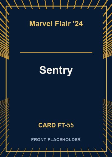 Sentry front card image