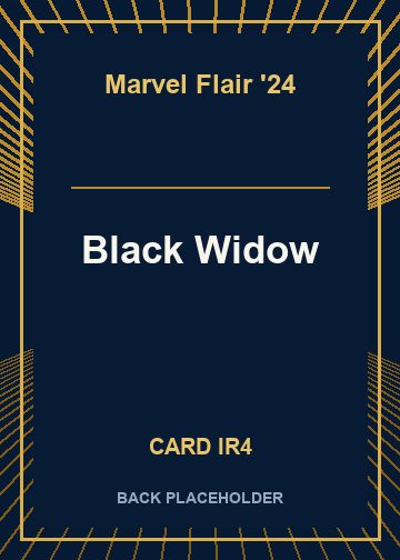 Black Widow back card image