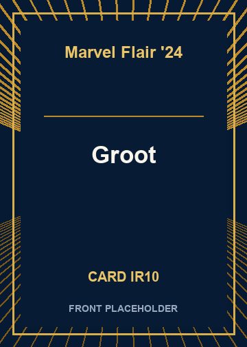Groot front card image