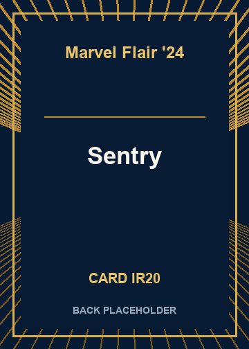 Sentry back card image