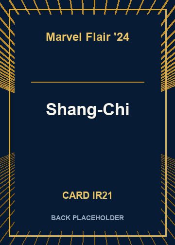Shang-Chi back card image