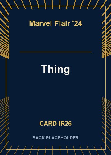 Thing back card image