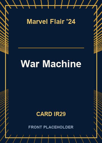 War Machine card thumbnail
