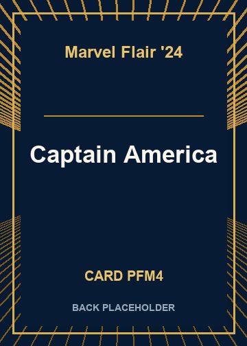 Captain America back card image