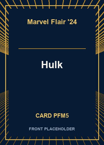 Hulk front card image