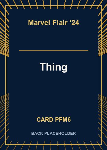 Thing back card image