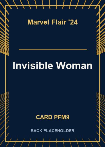 Invisible Woman back card image