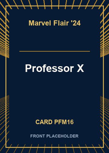 Professor X card thumbnail