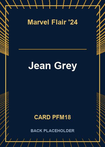 Jean Grey back card image