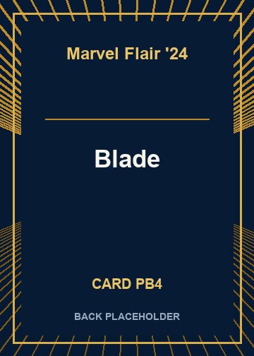 Blade back card image