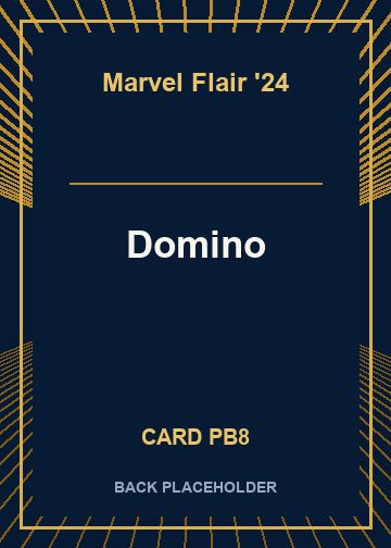 Domino back card image
