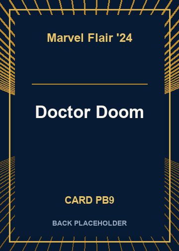 Doctor Doom back card image