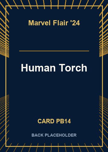 Human Torch back card image