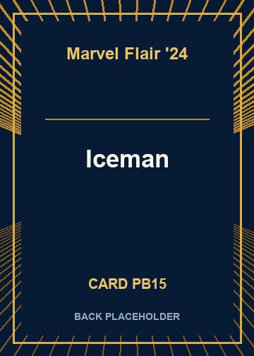 Iceman back card image
