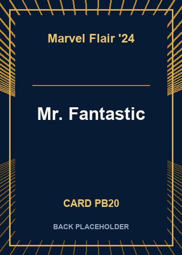 Mr. Fantastic back card image