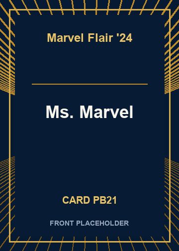 Ms. Marvel front card image