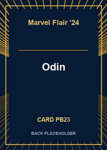 Odin back card image