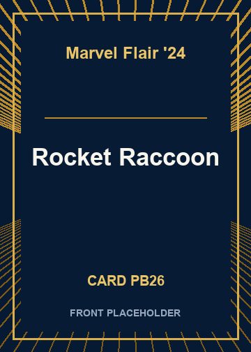 Rocket Raccoon card thumbnail