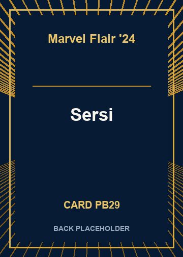 Sersi back card image