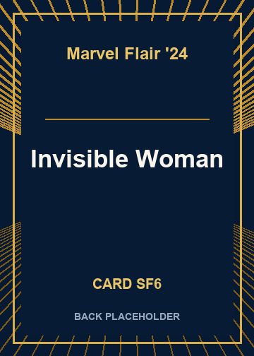 Invisible Woman back card image