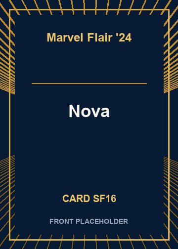 Nova front card image