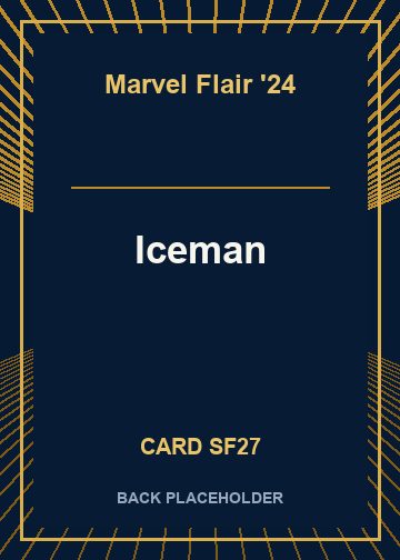 Iceman back card image
