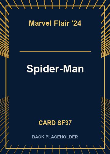 Spider-Man back card image