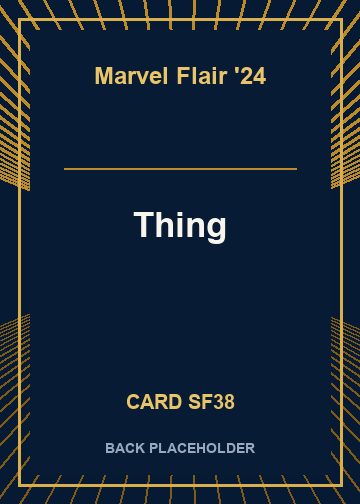 Thing back card image