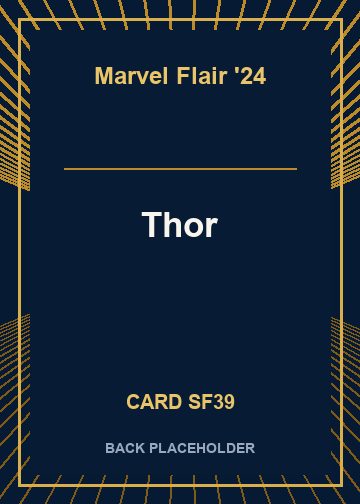 Thor back card image